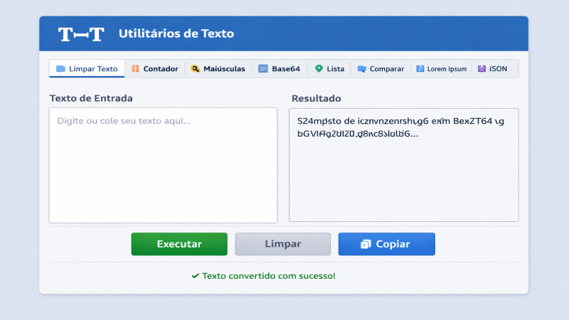 Utilitários de Textos